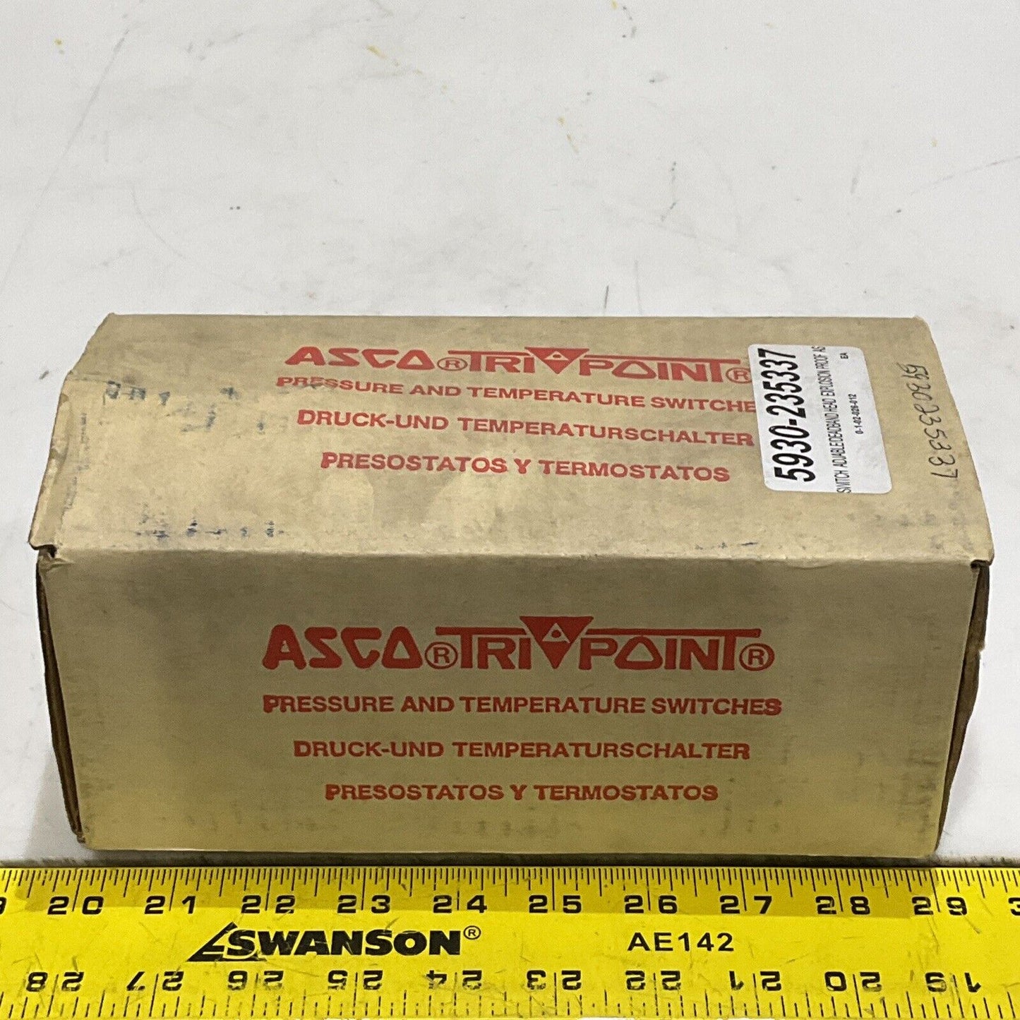 ASCO TRI-POINT A 72343 SA12B PRESSURE AND TEMPERATURE SWITCH INTERRUPTER  373