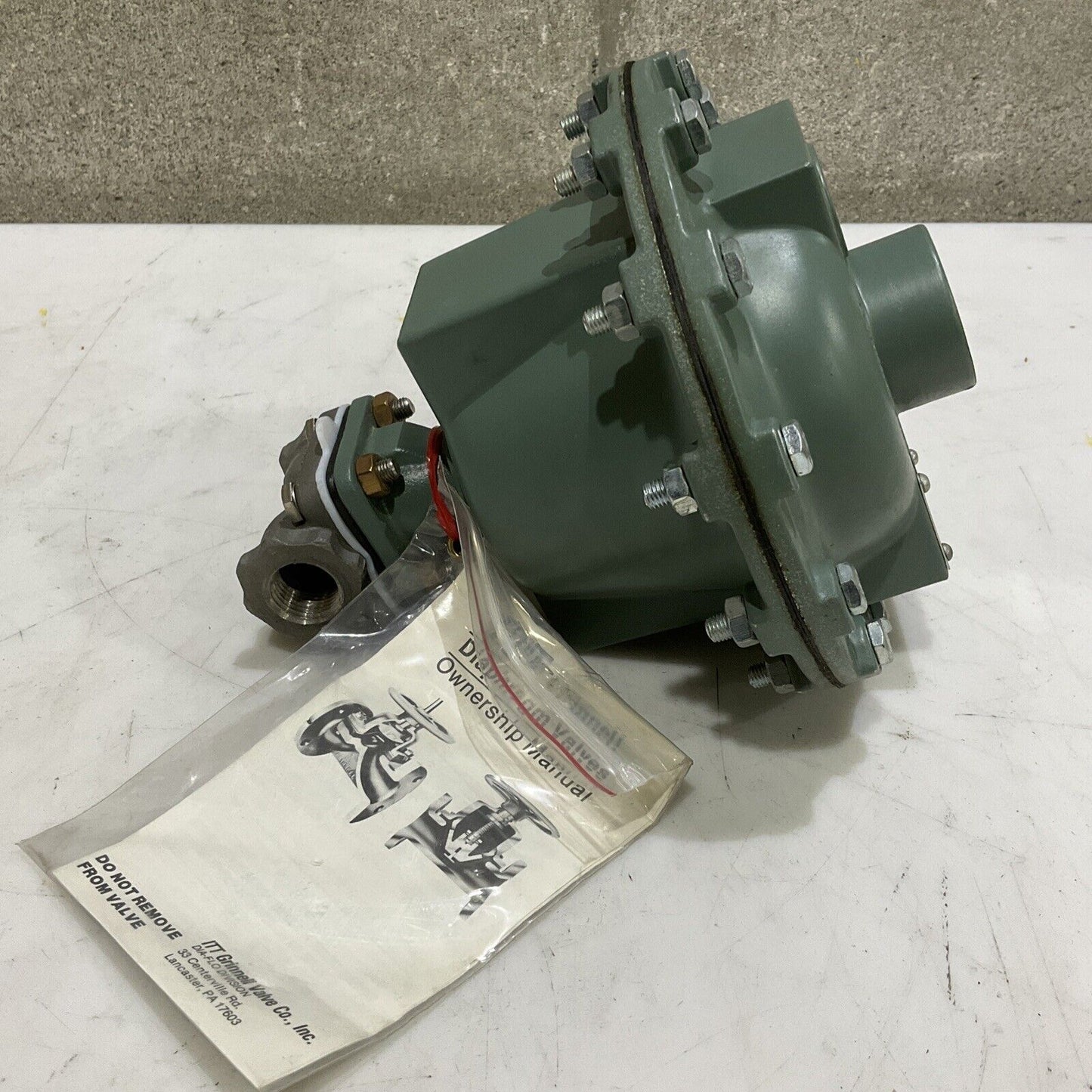 WEIR ITT GRINNELL 3112 303863 DIAPHRAGM VALVE 85 PSI FIG 2407-3112-R 373