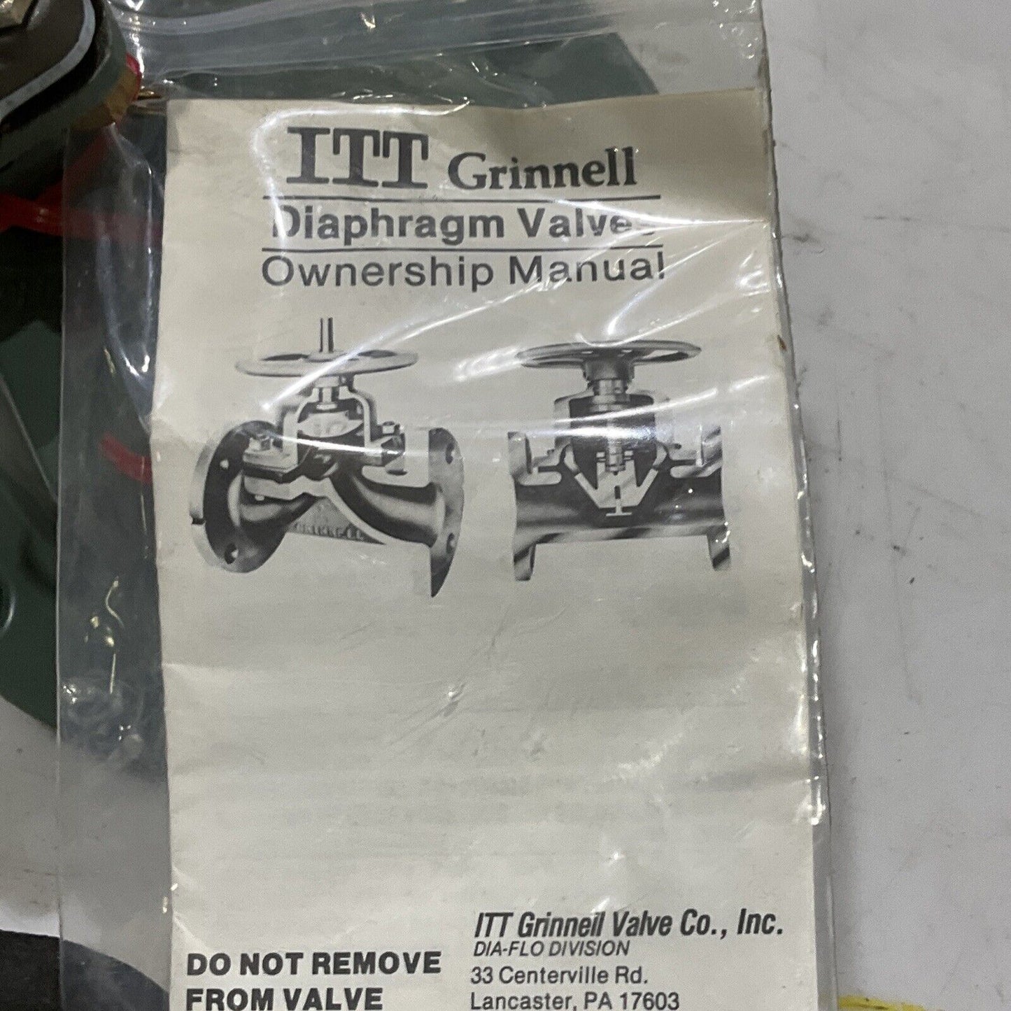 WEIR ITT GRINNELL 3112 303863 DIAPHRAGM VALVE 85 PSI FIG 2407-3112-R 373