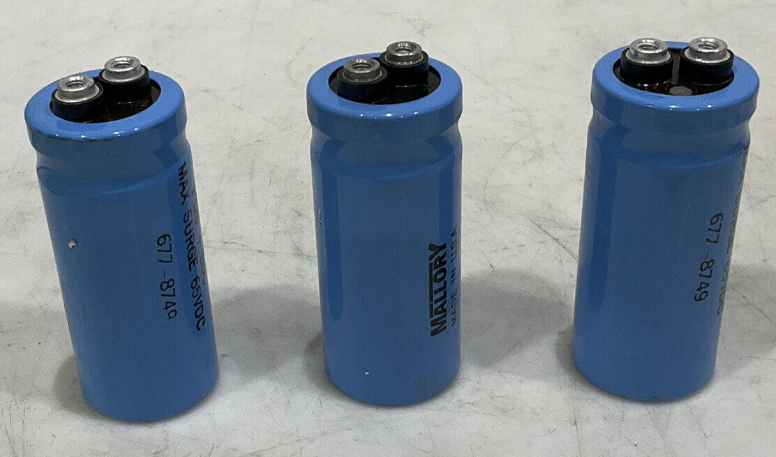 MALLORY CGS502U050R3C CAPACITOR LOT OF 3 373