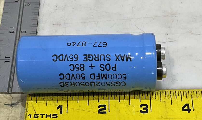 MALLORY CGS502U050R3C CAPACITOR LOT OF 3 373