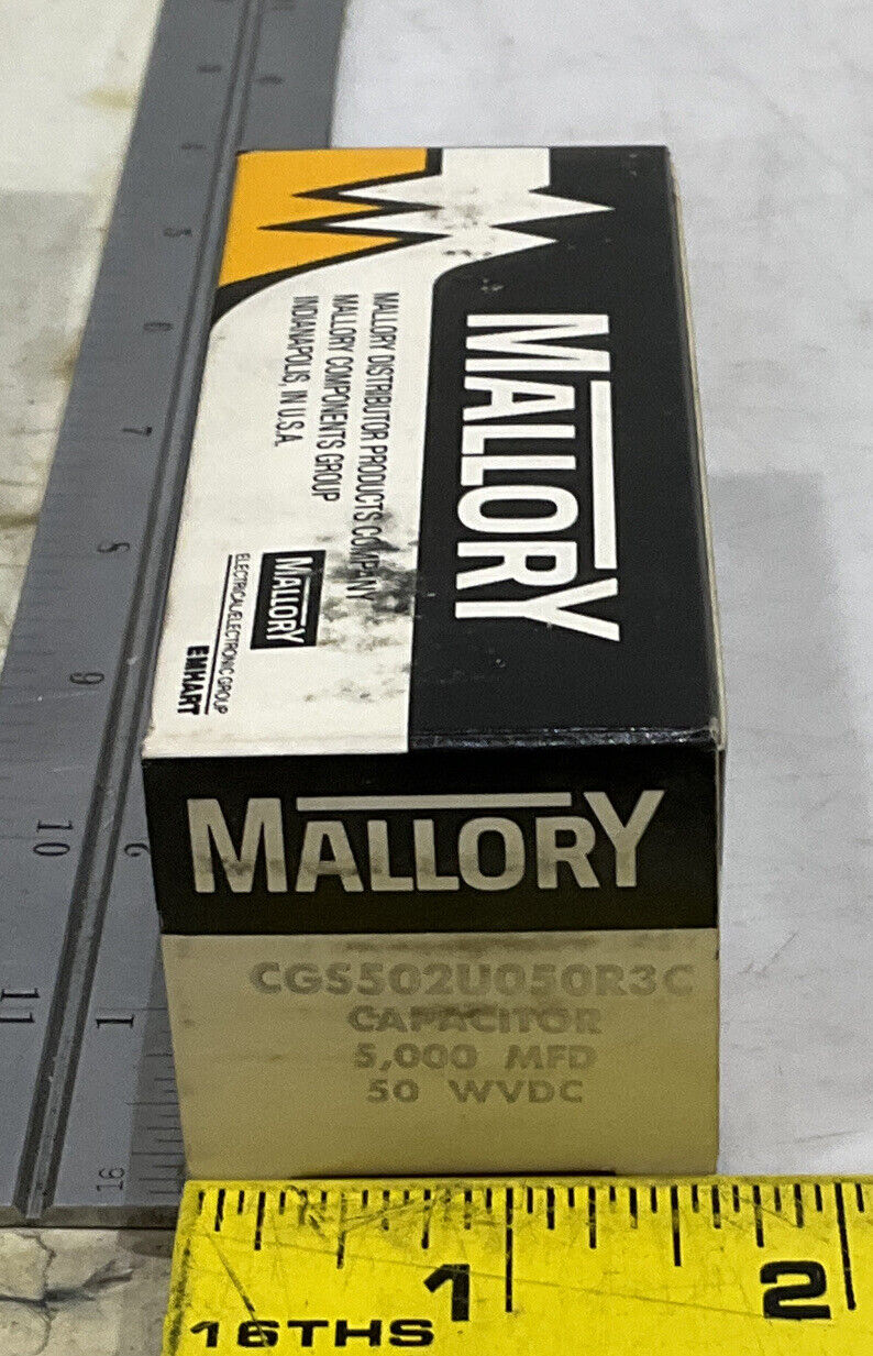 MALLORY CGS502U050R3C CAPACITOR LOT OF 3 373