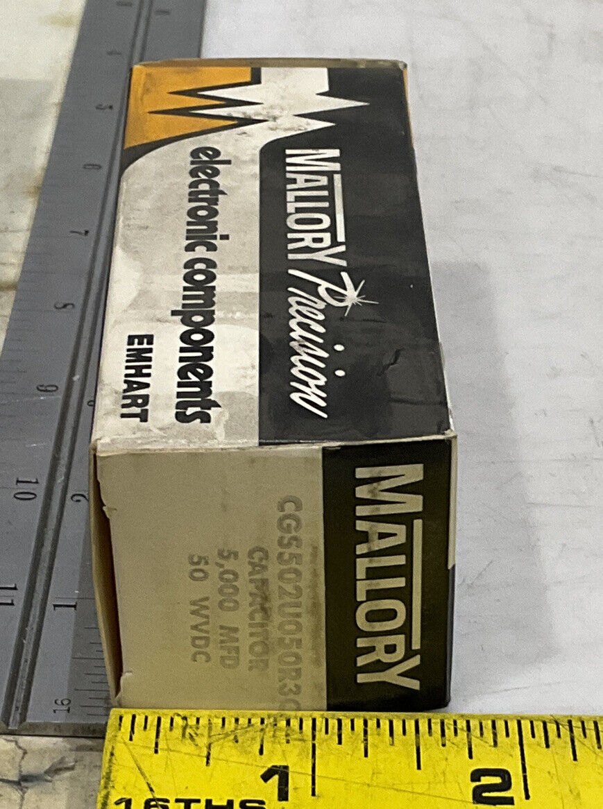 MALLORY CGS502U050R3C CAPACITOR LOT OF 3 373