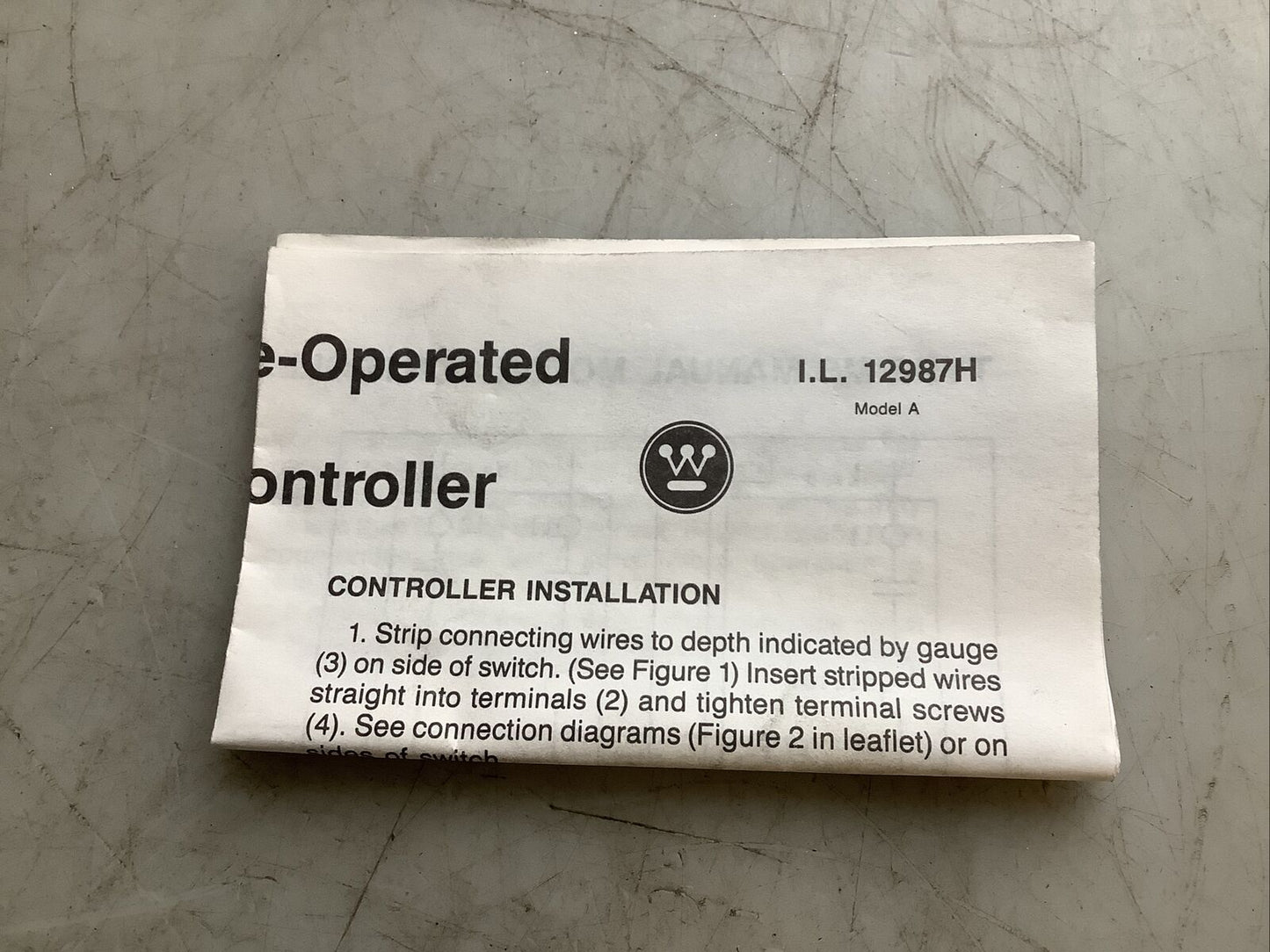 WESTINGHOUSE MST01 MANUAL STARTER SWITCH TOGGLE 1 POLE 373