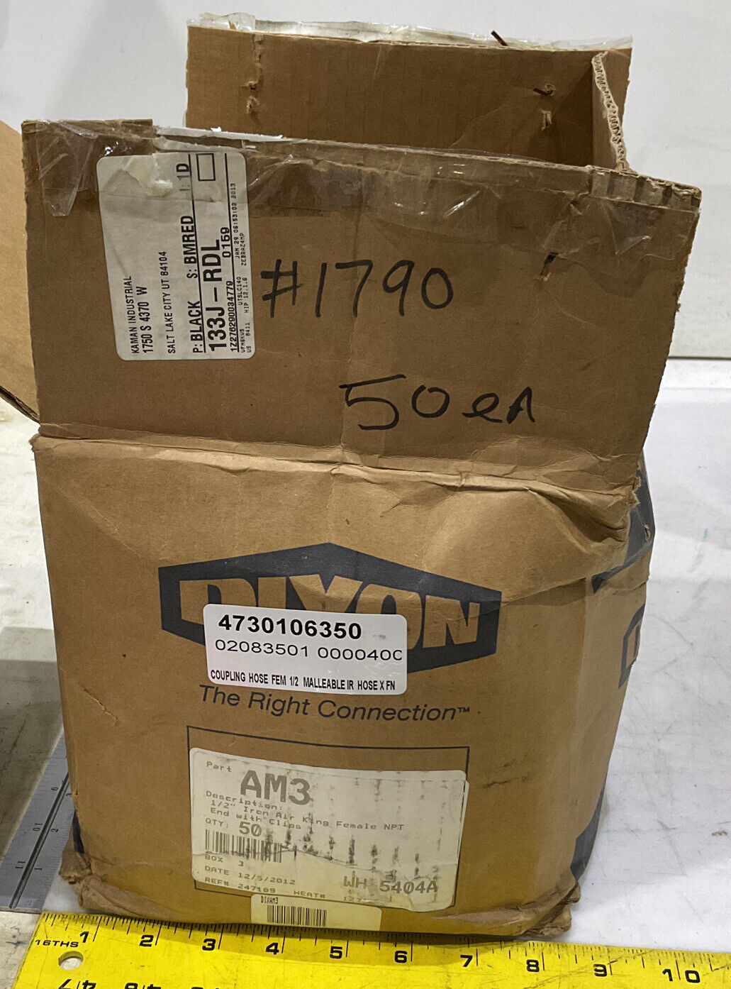 DIXON AM3 IRON AIR KING FEMALE NPT LOT OF 50 373