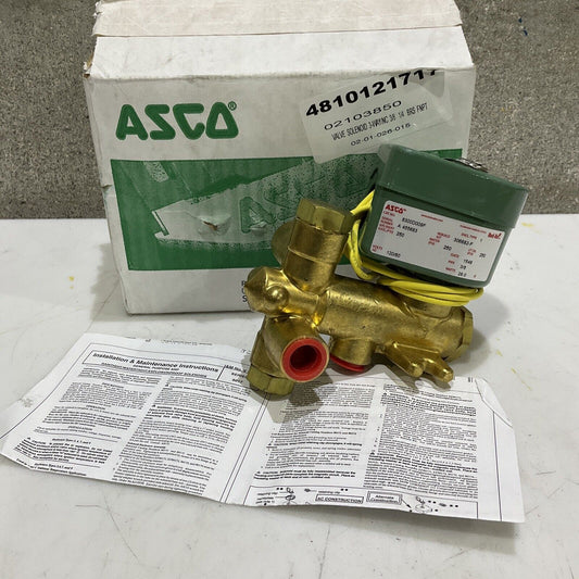 ASCO 8300D009F SOLENOID VALVE 3-WAY 120/60 373
