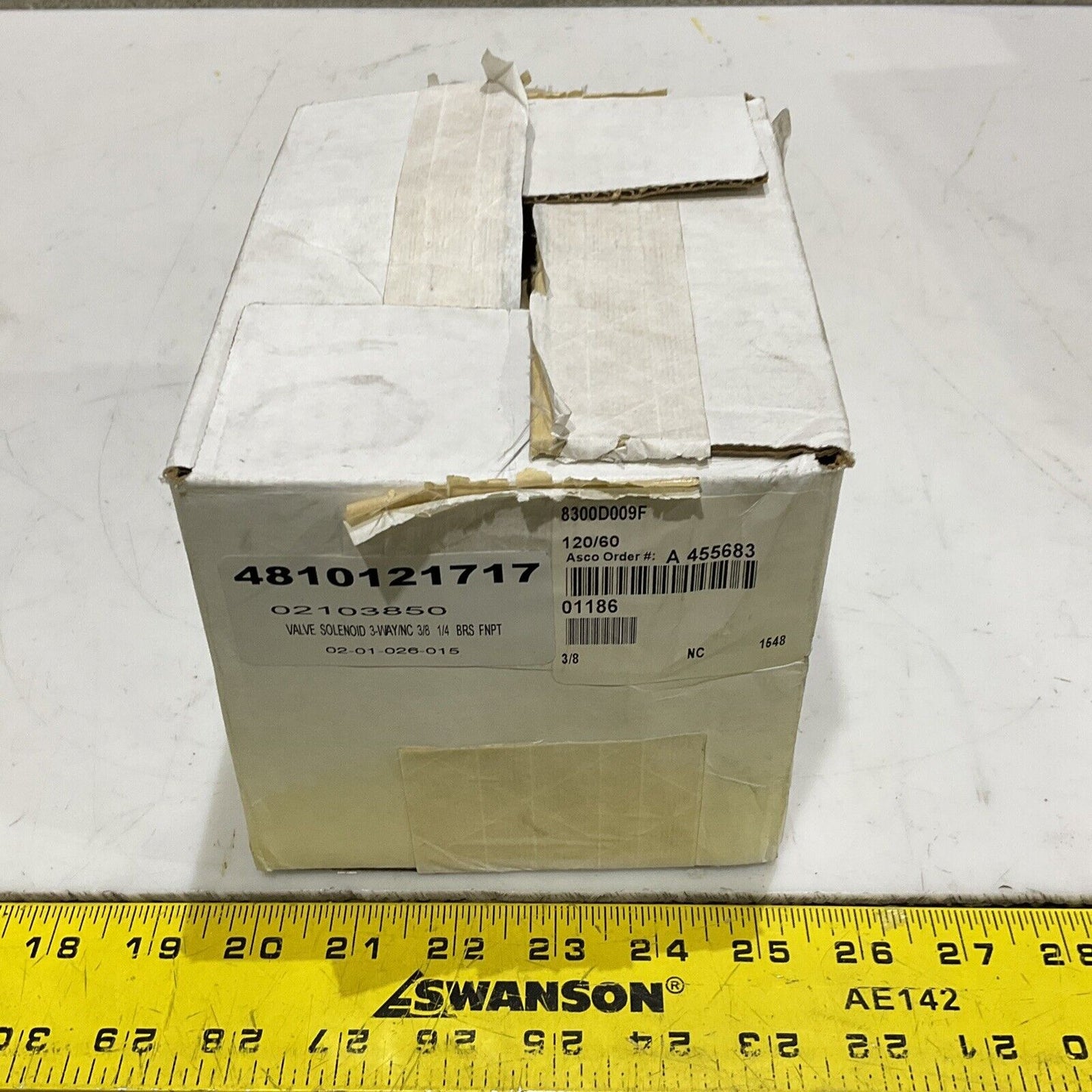 ASCO 8300D009F SOLENOID VALVE 3-WAY 120/60 373