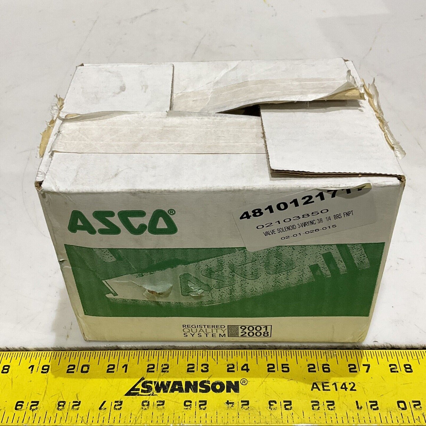 ASCO 8300D009F SOLENOID VALVE 3-WAY 120/60 373