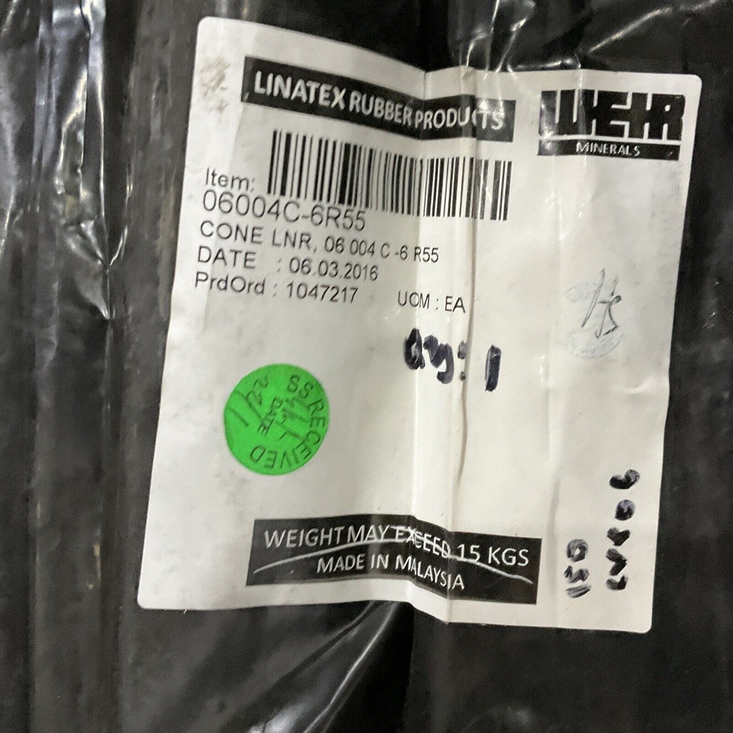 WEIR 1007023 06004C-6R55 CVX CONE LINER 373