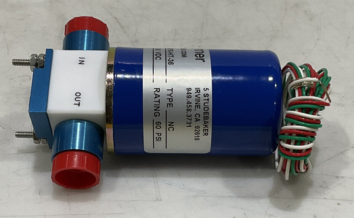 IPOLYMER M442C2DFS-HT-36 24 VDC NC 60 PSI 2 WAY SOLENOID VALVE 373