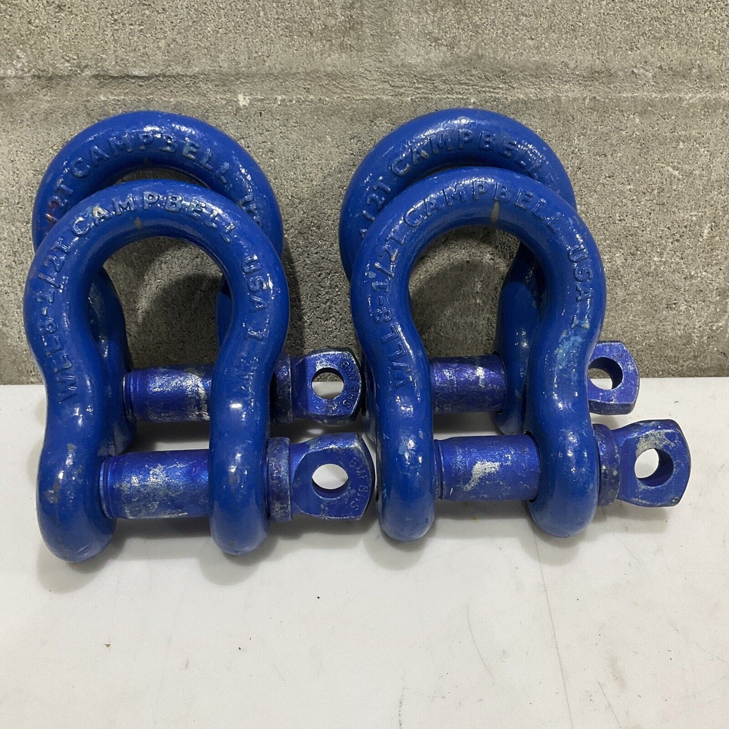 CAMPBELL 8-1/2T ANCHOR SHACKLE WITH SCREW PIN USA 1 LOT OF 5 373