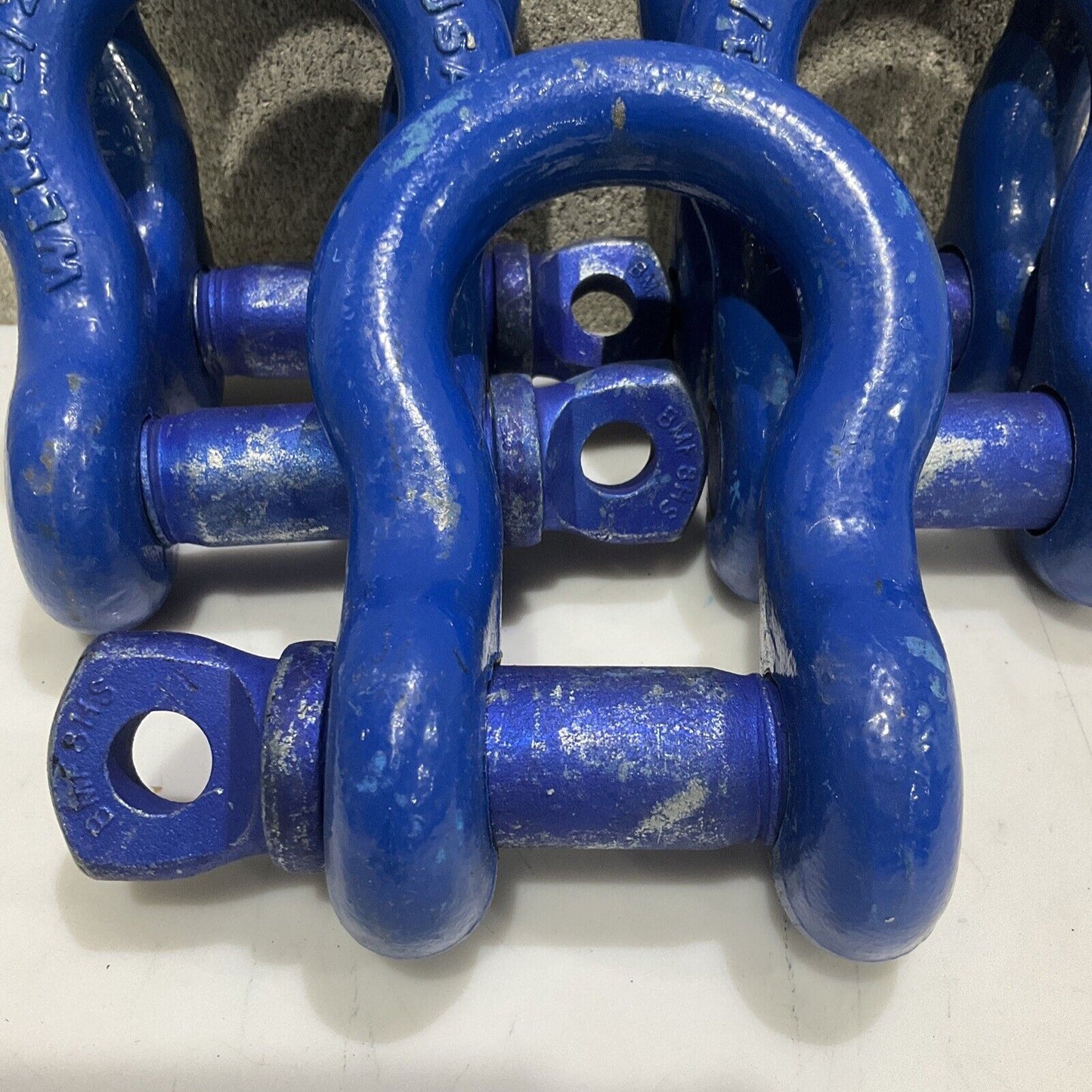 CAMPBELL 8-1/2T ANCHOR SHACKLE WITH SCREW PIN USA 1 LOT OF 5 373