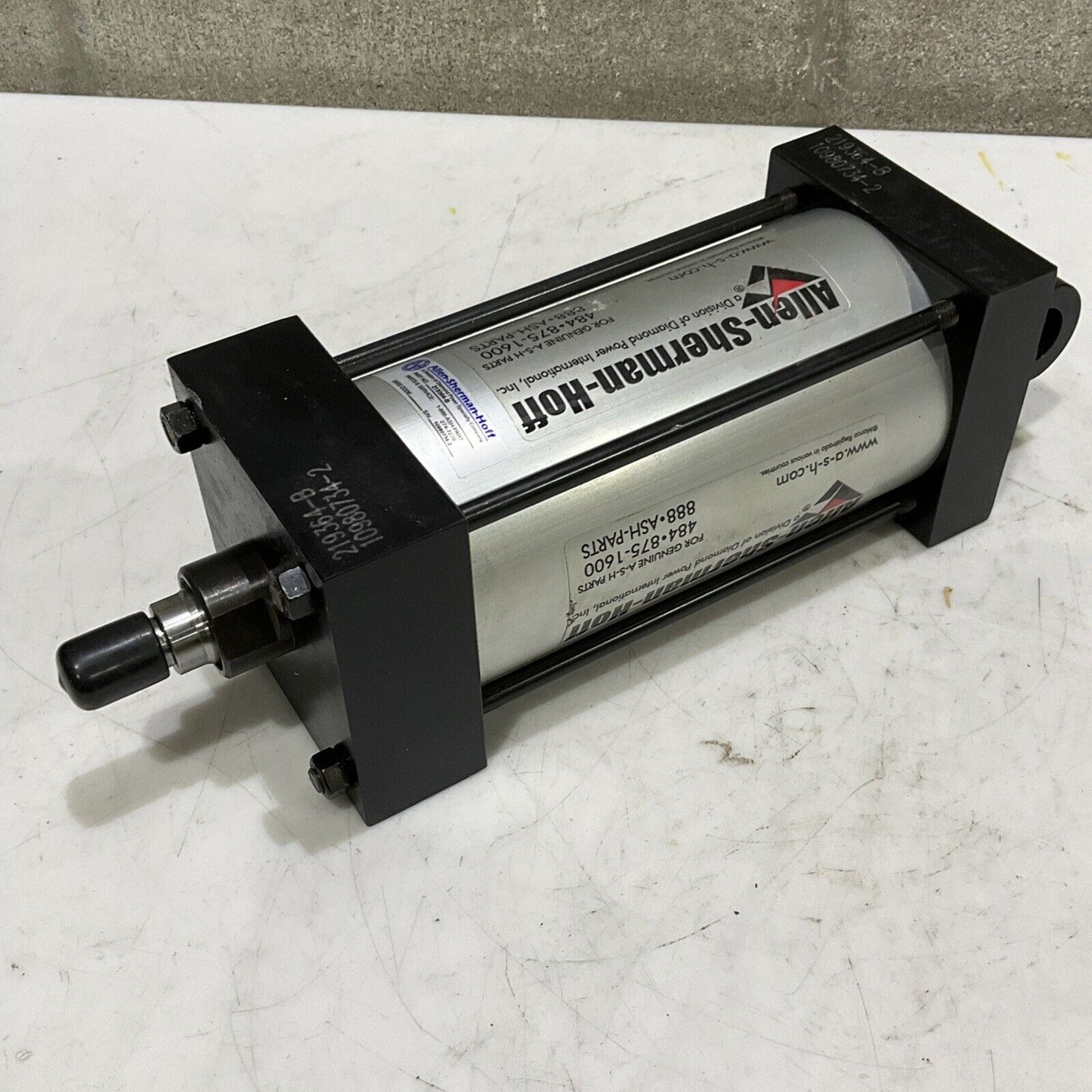 ALLEN-SHERMAN-HOFF 219364-B DOUBLE ACTING PNEUMATIC CYLINDER 1/2” 4” 6” 373