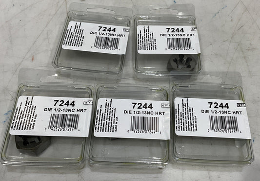 IRWIN HANSON 7244 DIE 1/2-13NC HRT LOT OF 5 373