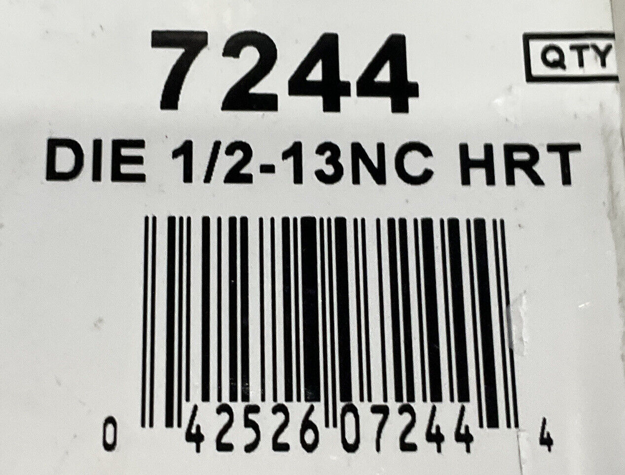 IRWIN HANSON 7244 DIE 1/2-13NC HRT LOT OF 5 373