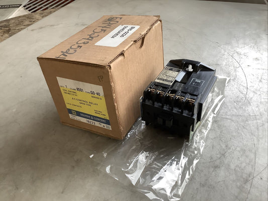 SQUARE D 8501 GO-40 AC CONTROL RELAY 4 NO 373