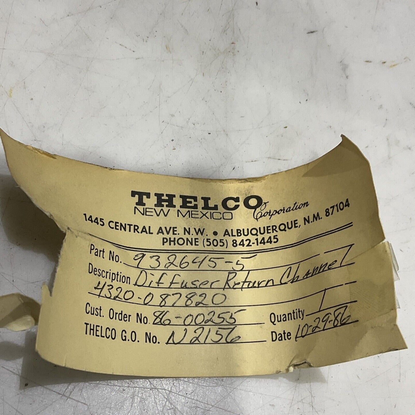 WORTHINGTON PUMP CORP 932645-05 RETURN DIFFUSER CHANNEL 373