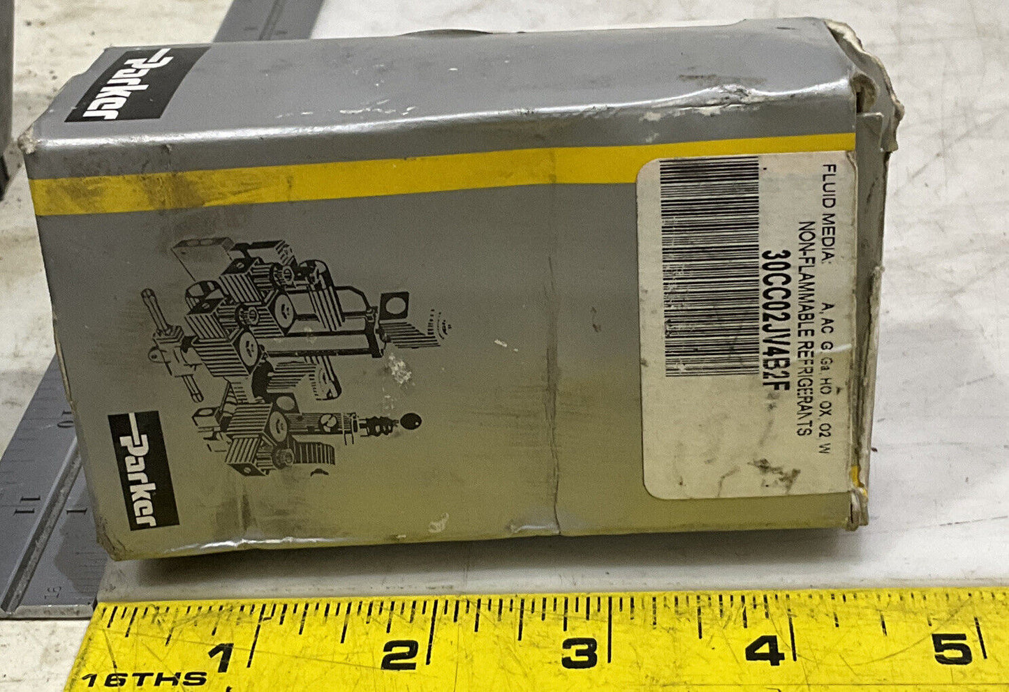 PARKER 30CC02JV4B2F FLUID CONTROL 3 Way Valve 97A8