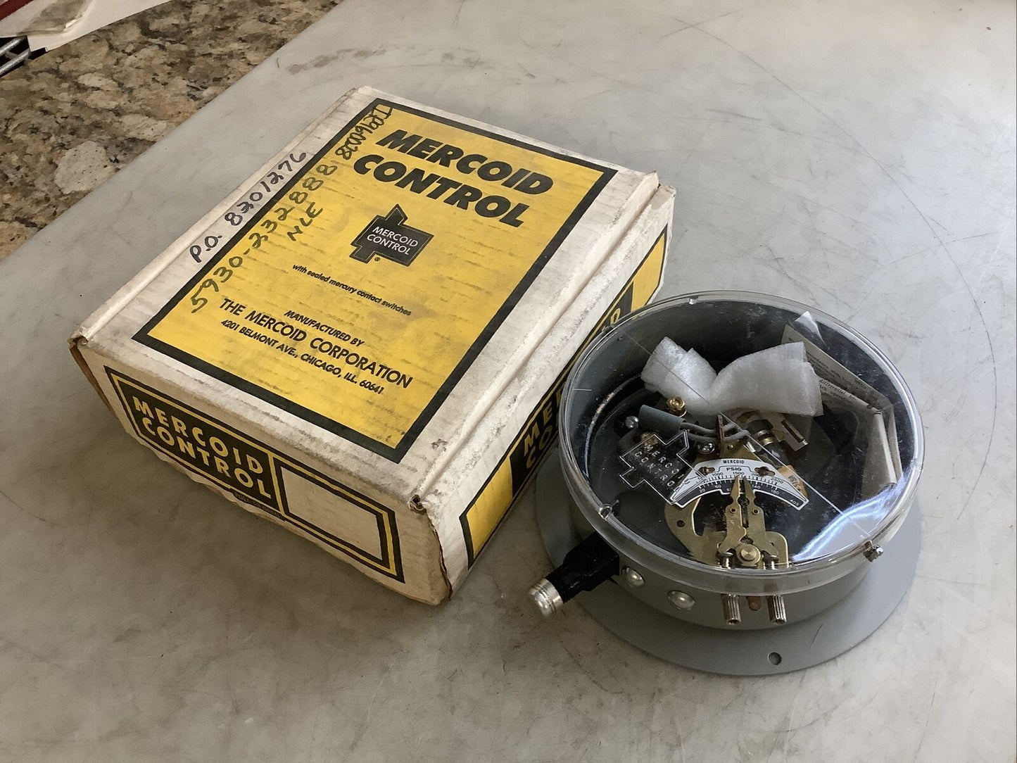 MERCOID CONTROL DA23-2 PRESSURE SWITCH RANGE 13S 373