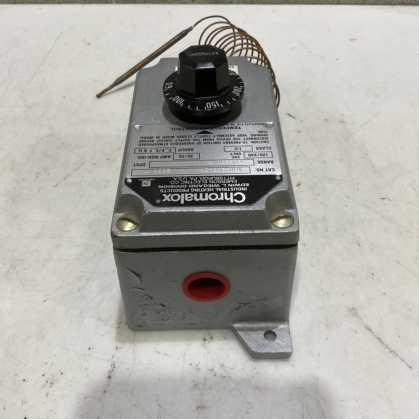 CHROMALOX 299401 AR0-2534EP 253B EXPLOSION RESISTANT THERMOSTAT 1240V 30A 373