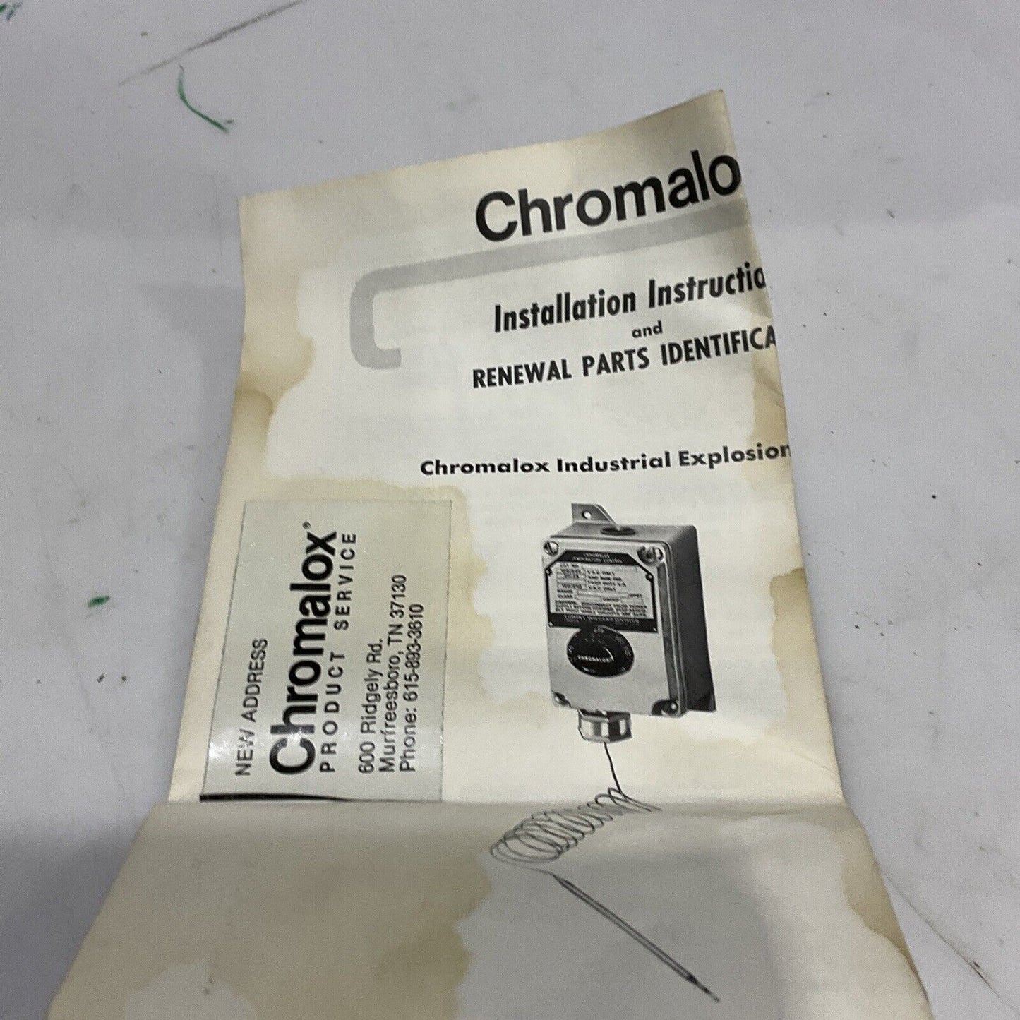 CHROMALOX 299401 AR0-2534EP 253B EXPLOSION RESISTANT THERMOSTAT 1240V 30A 373