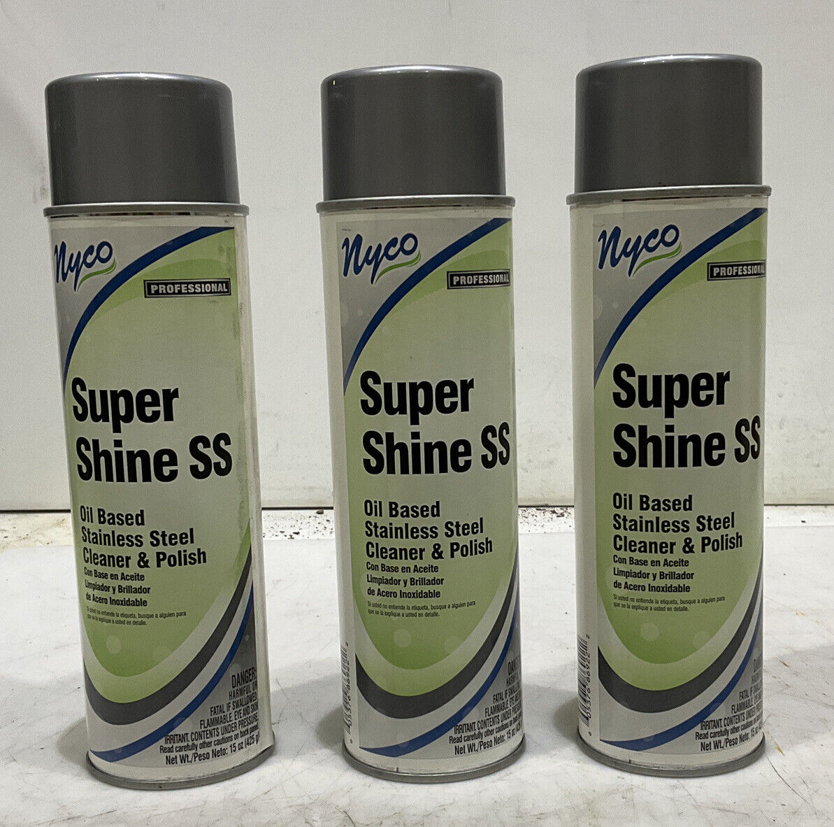 NYCO NL869-A12 SUPER SHINE SS CLEANER 881 - LOT OF 12