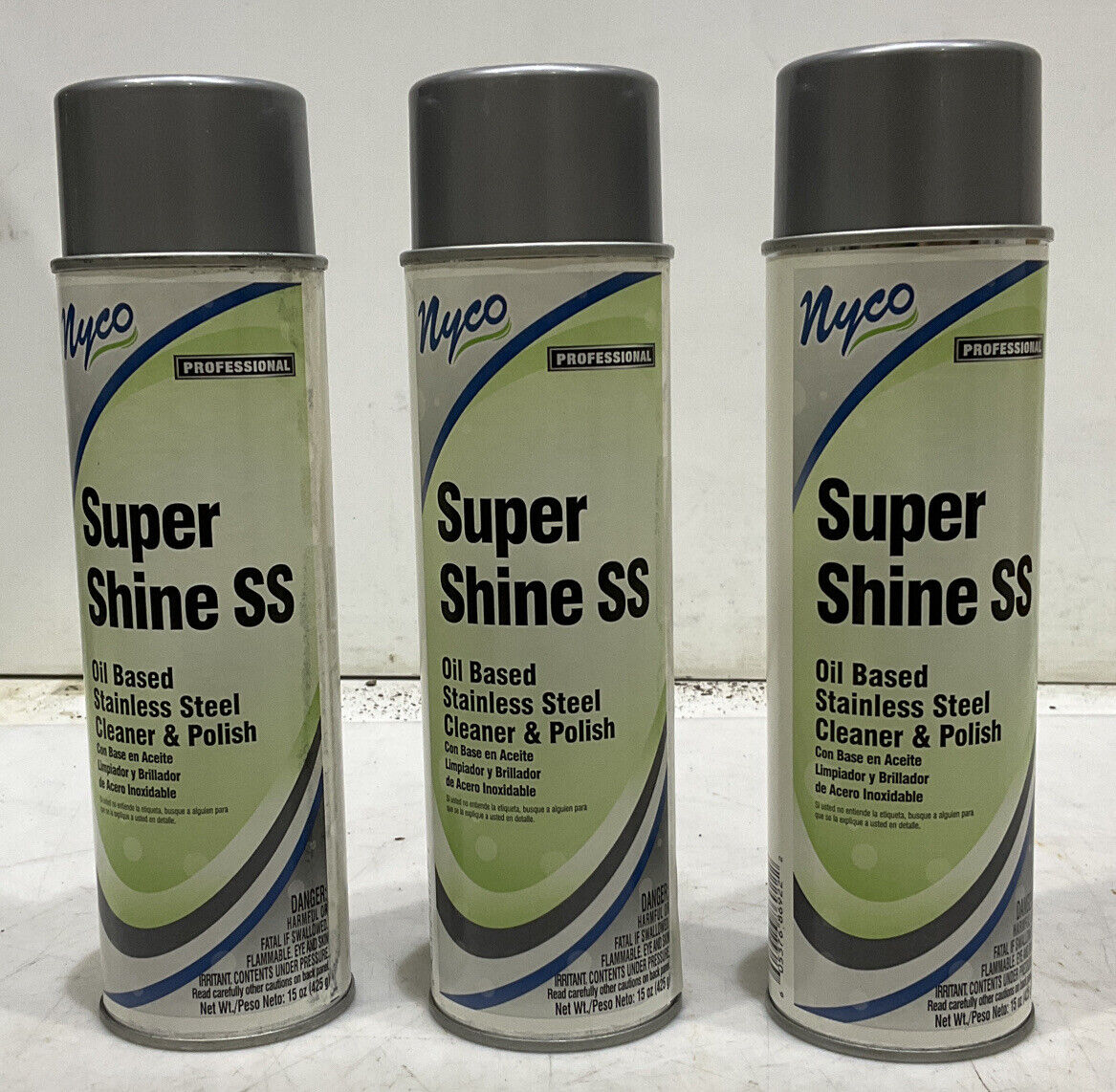 NYCO NL869-A12 SUPER SHINE SS CLEANER 881 - LOT OF 12