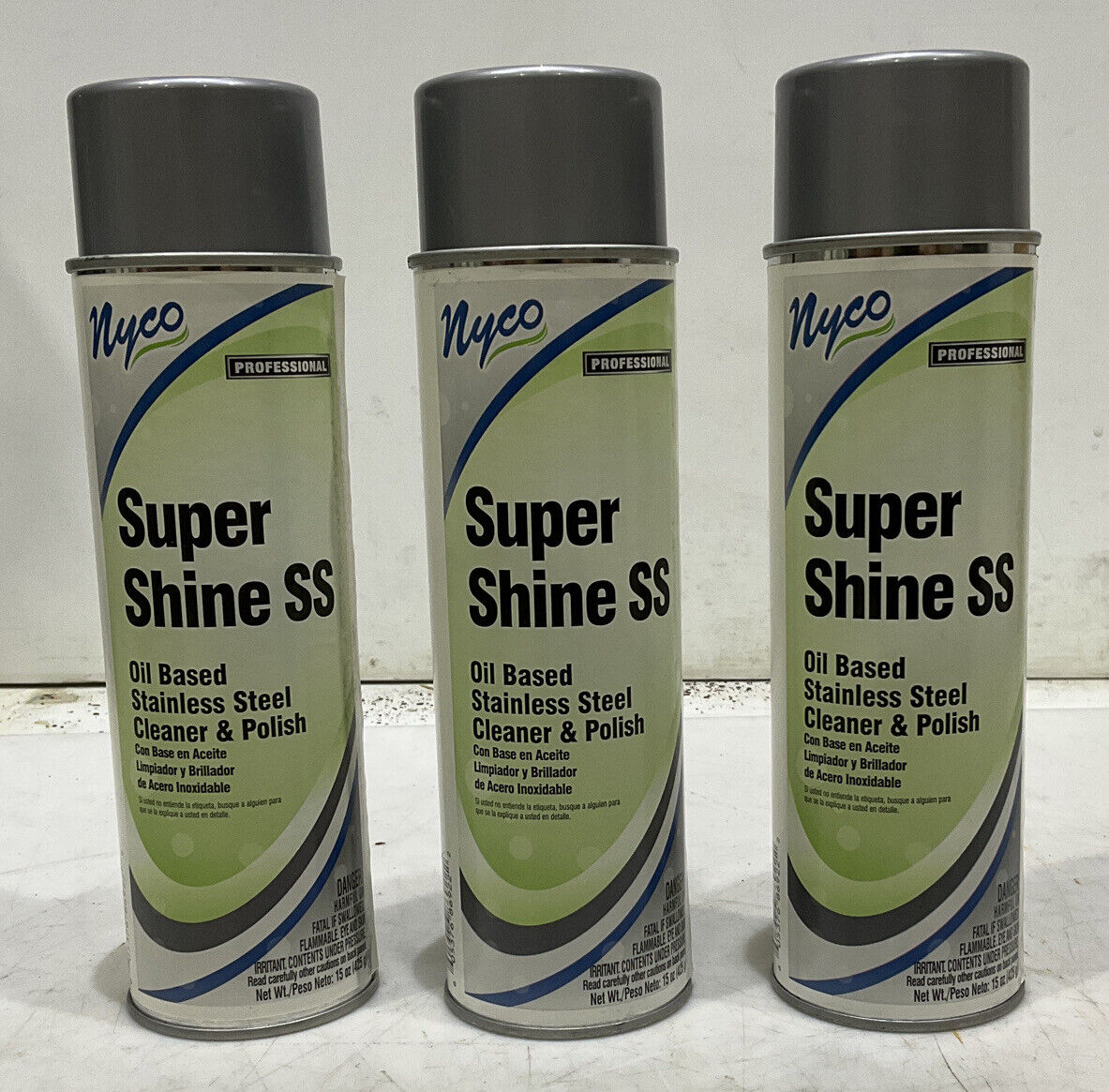 NYCO NL869-A12 SUPER SHINE SS CLEANER 881 - LOT OF 12