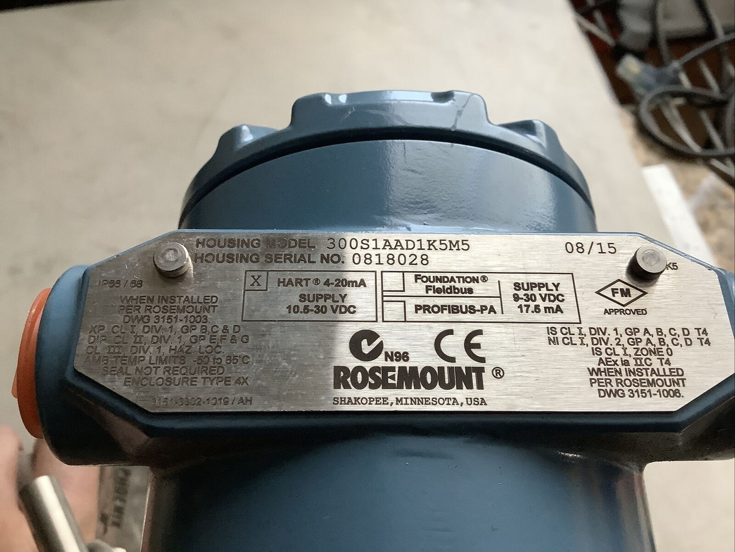 ROSEMOUNT 3051S COPLANER PRESSURE TRANSMITTER 9831