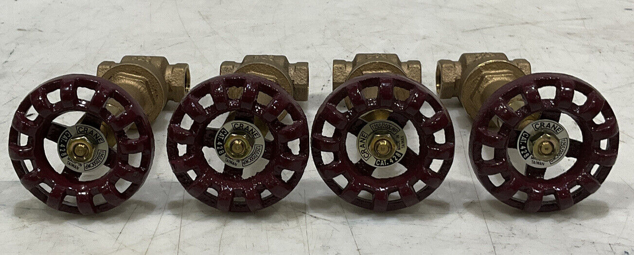CRANE 428 125S/200CWP GATE VALVE LOT OF 4 373