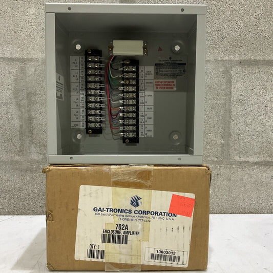 GAI-TRONICS 702A AMPLIFIER ENCLOSURE 373