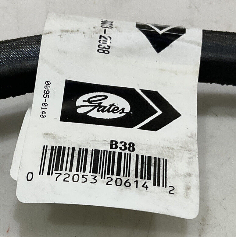 GATES 9003-2038 B38 HI-POWER II BELT LOT OF 5 373