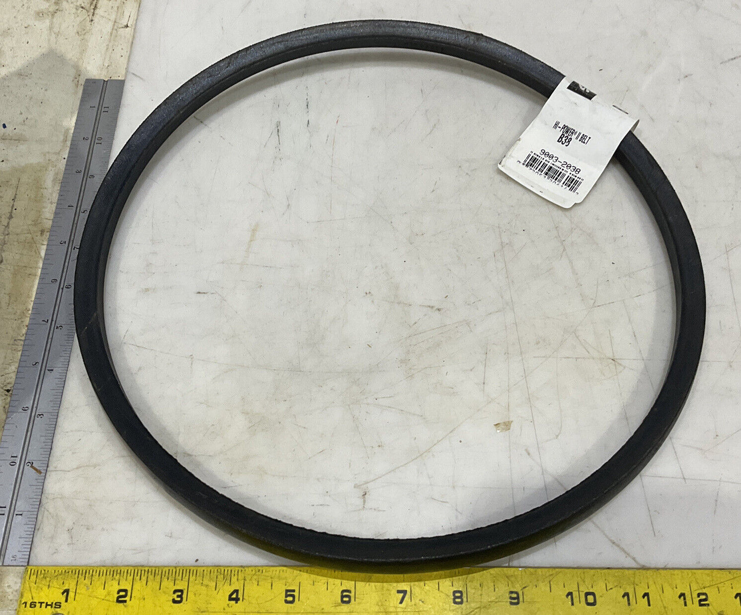 GATES 9003-2038 B38 HI-POWER II BELT LOT OF 5 373
