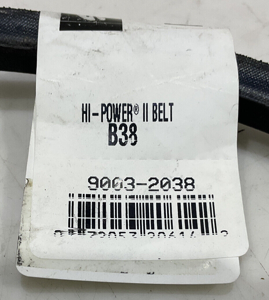 GATES 9003-2038 B38 HI-POWER II BELT LOT OF 5 373