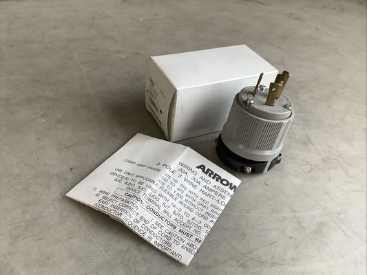 ARROW HART AH6204 LOCKING CONNECTOR 2P 3W 20A 125V 373