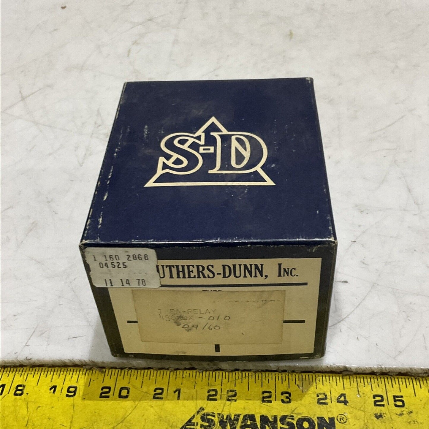 STRUTHERS-DUNN 436XDX-010 RELAY 24V 60HZ 373