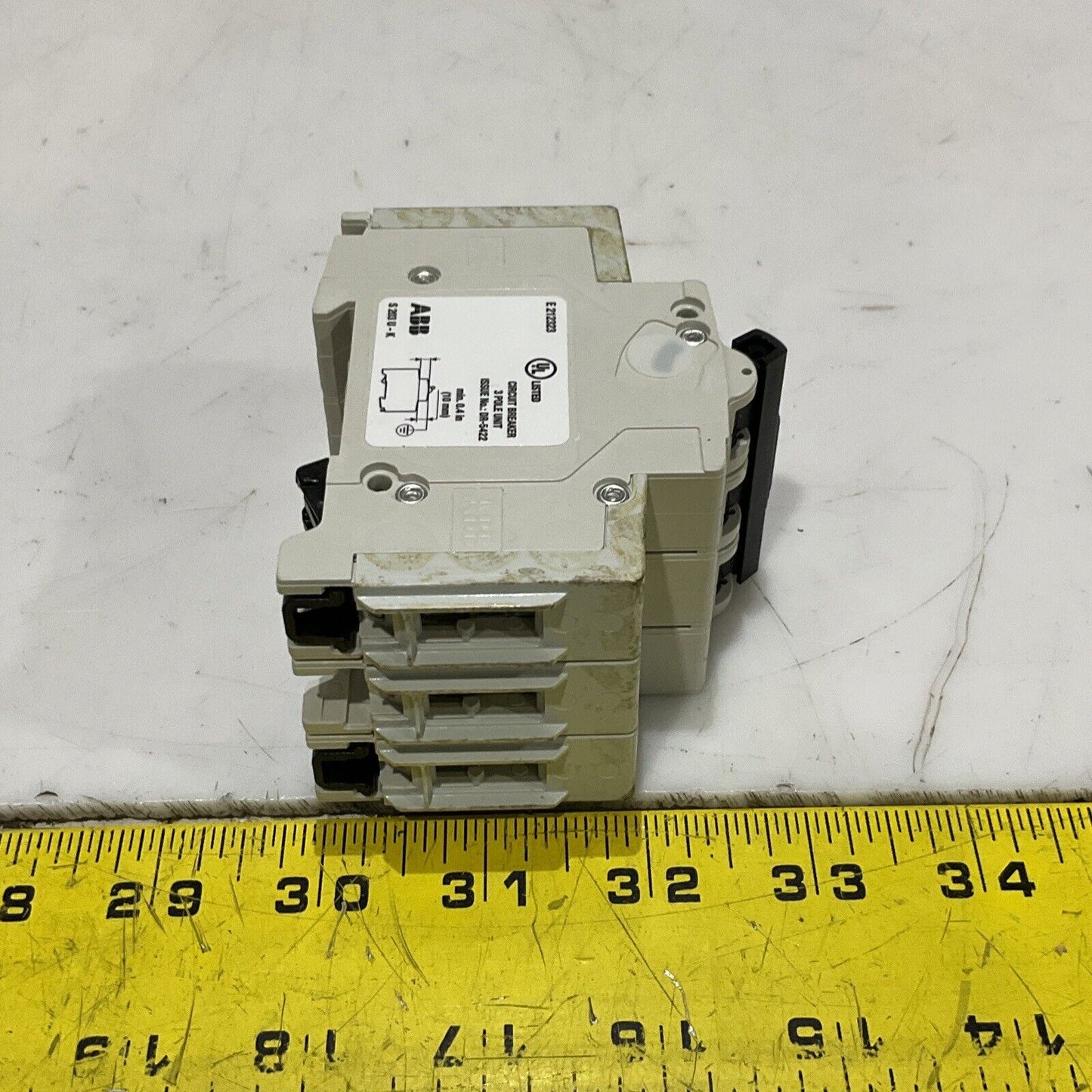 ABB S203U-K 10 A CIRCUIT BREAKER 3P 15A 50/60HZ 240V U3S