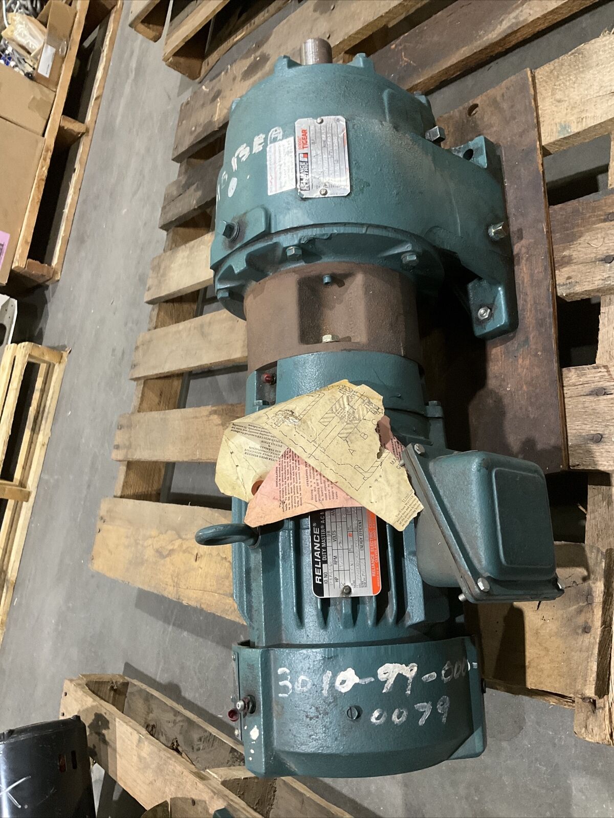 RELIANCE ELECTRIC C0270447-YH DODGE TIGEAR MOTOR U3S