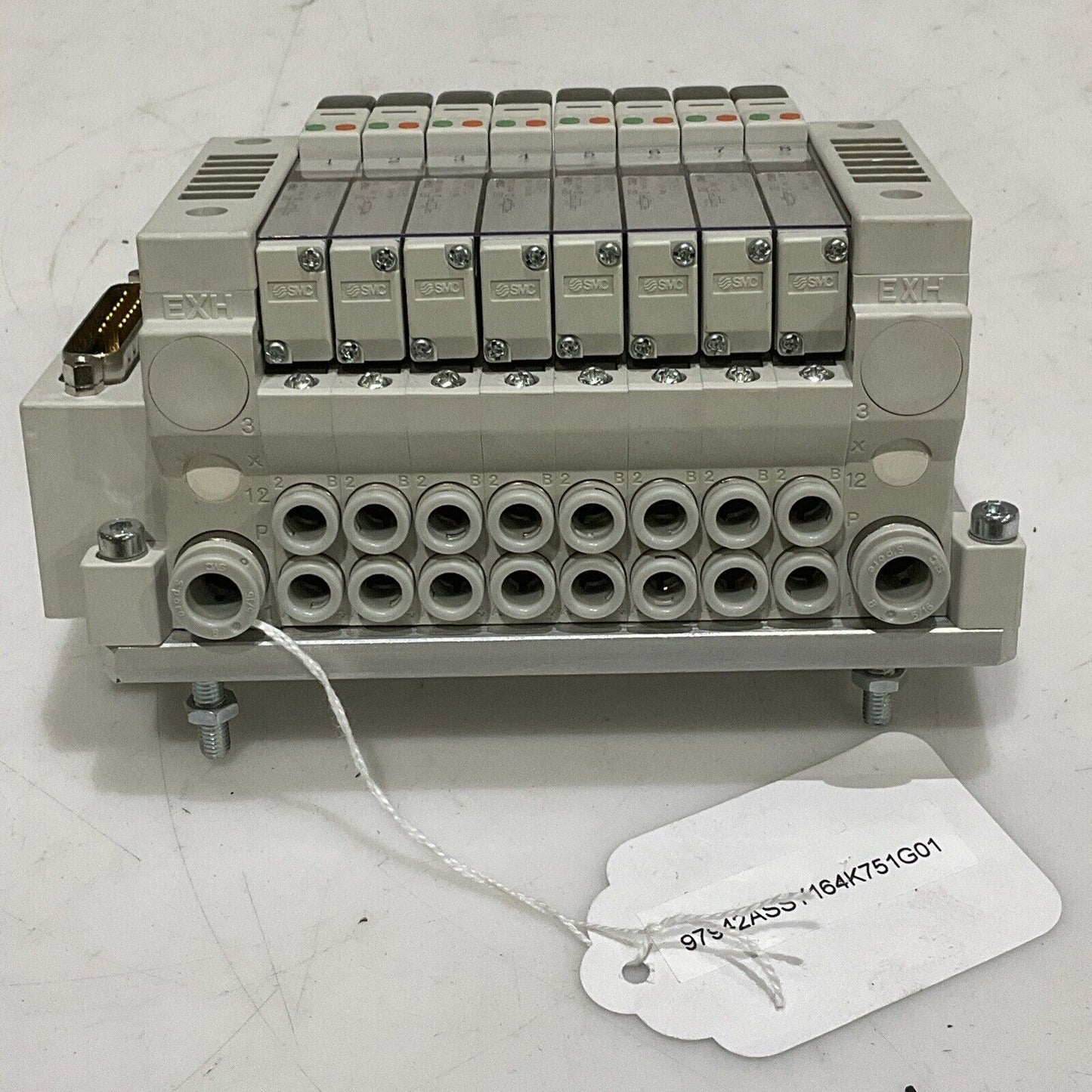 SMC VV5Q11-08C6FU0-NS-X50US 164K751G01 VALVE MANIFOLD INDEXER 8 STATION U3S