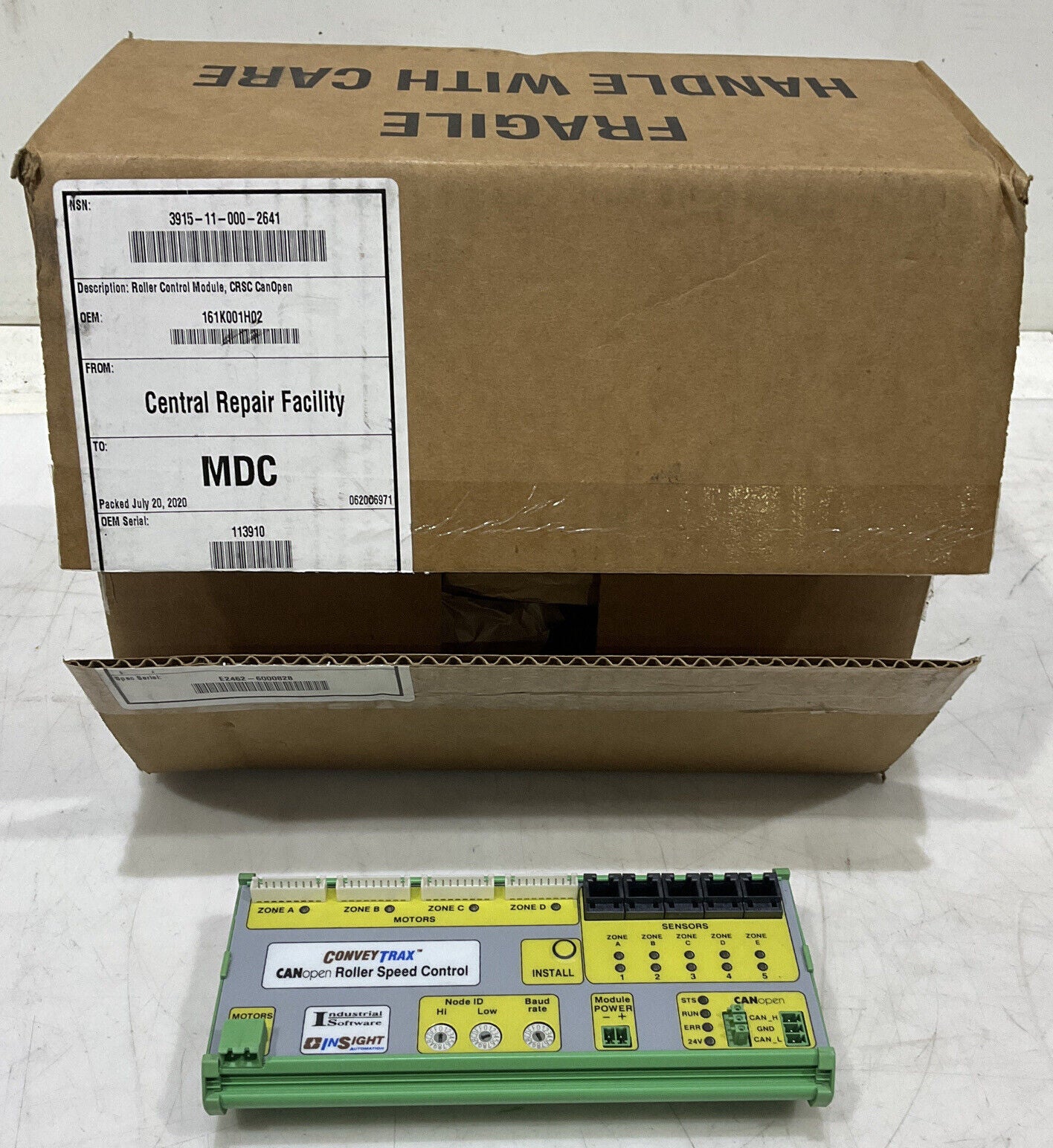 CONVEYTRAX 0X43535243 ROLLER SPEED CONTROL U3S