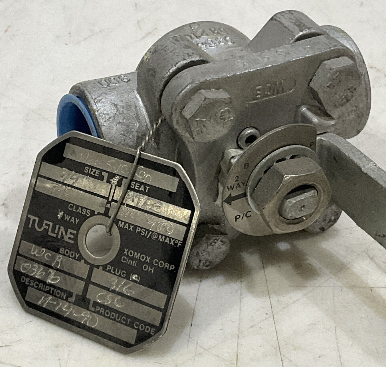 TUFLINE WCB 0366 DB 210 PLUG VALVE 373