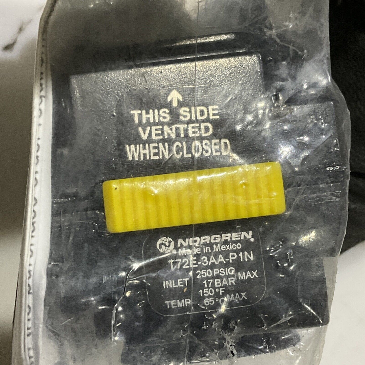 NORGREN T72E-3AA-P1N SHUT-OFF VALVE 3/8IN SLIDE ACTUATOR U3S