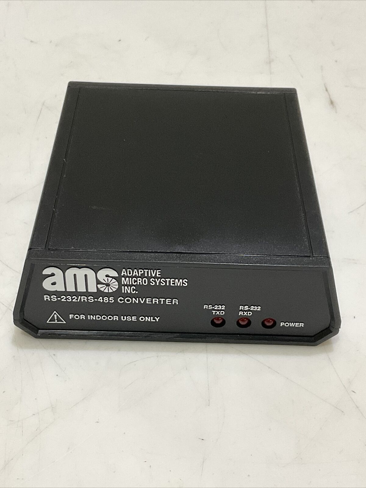 AMS RS-232/RS-485 10881111 CONVERTER 9 VAC 50/60 HZ .150A U3S