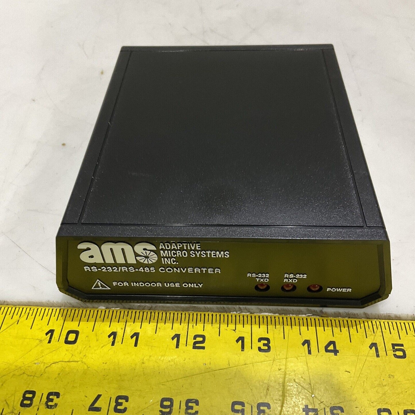 AMS RS-232/RS-485 10881111 CONVERTER 9 VAC 50/60 HZ .150A U3S