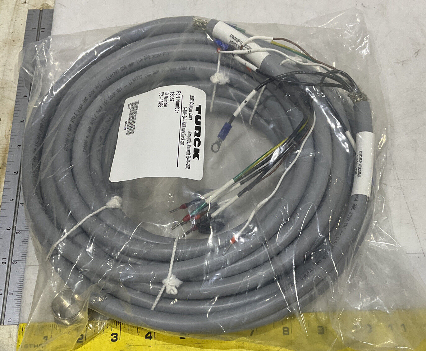 TURCK W4059 13067 INDUCT CABLE ASSEMBLY U3S