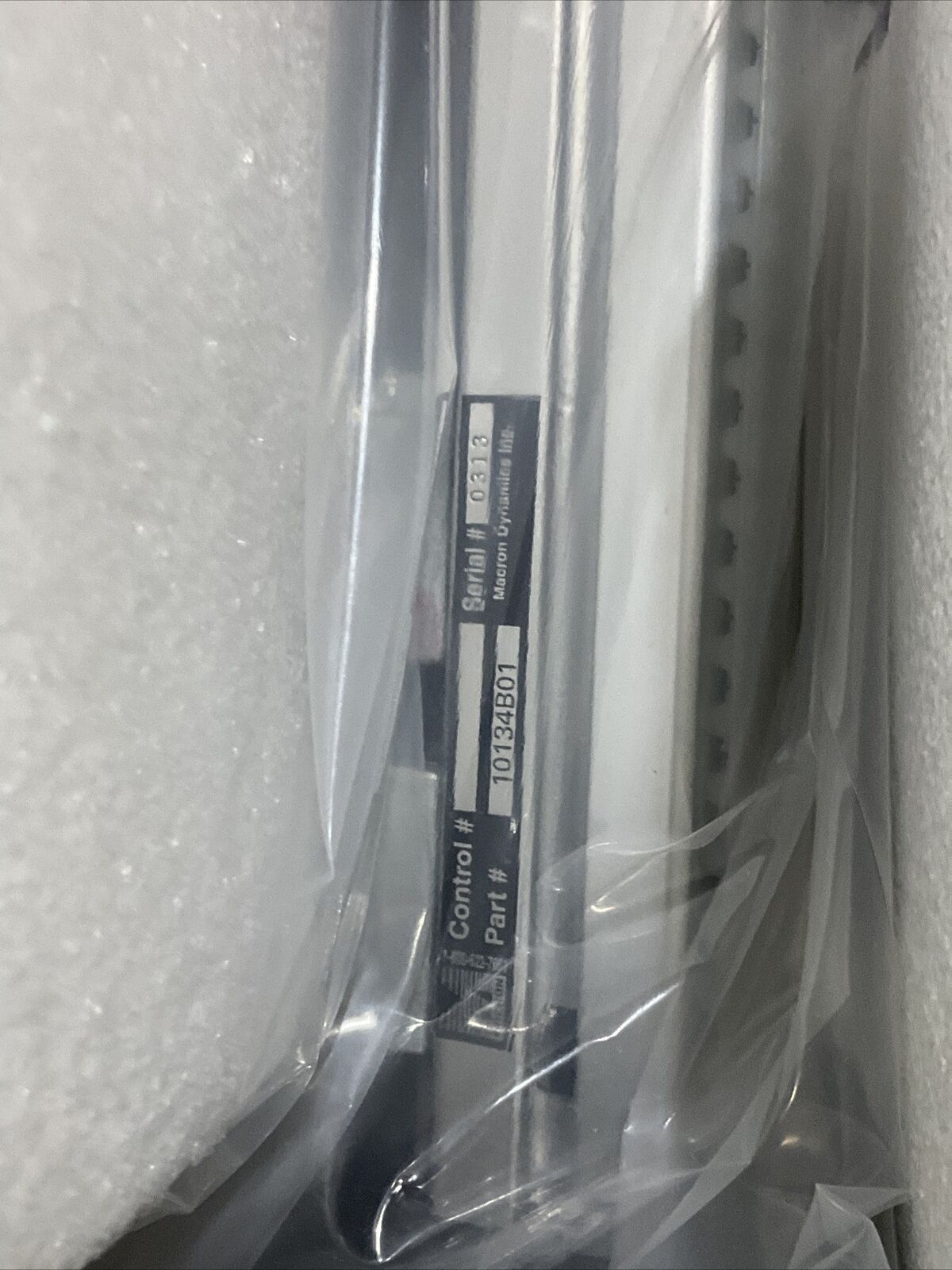 MACRON DYNAMICS 10134B01 RAIL ACTUATOR U3S