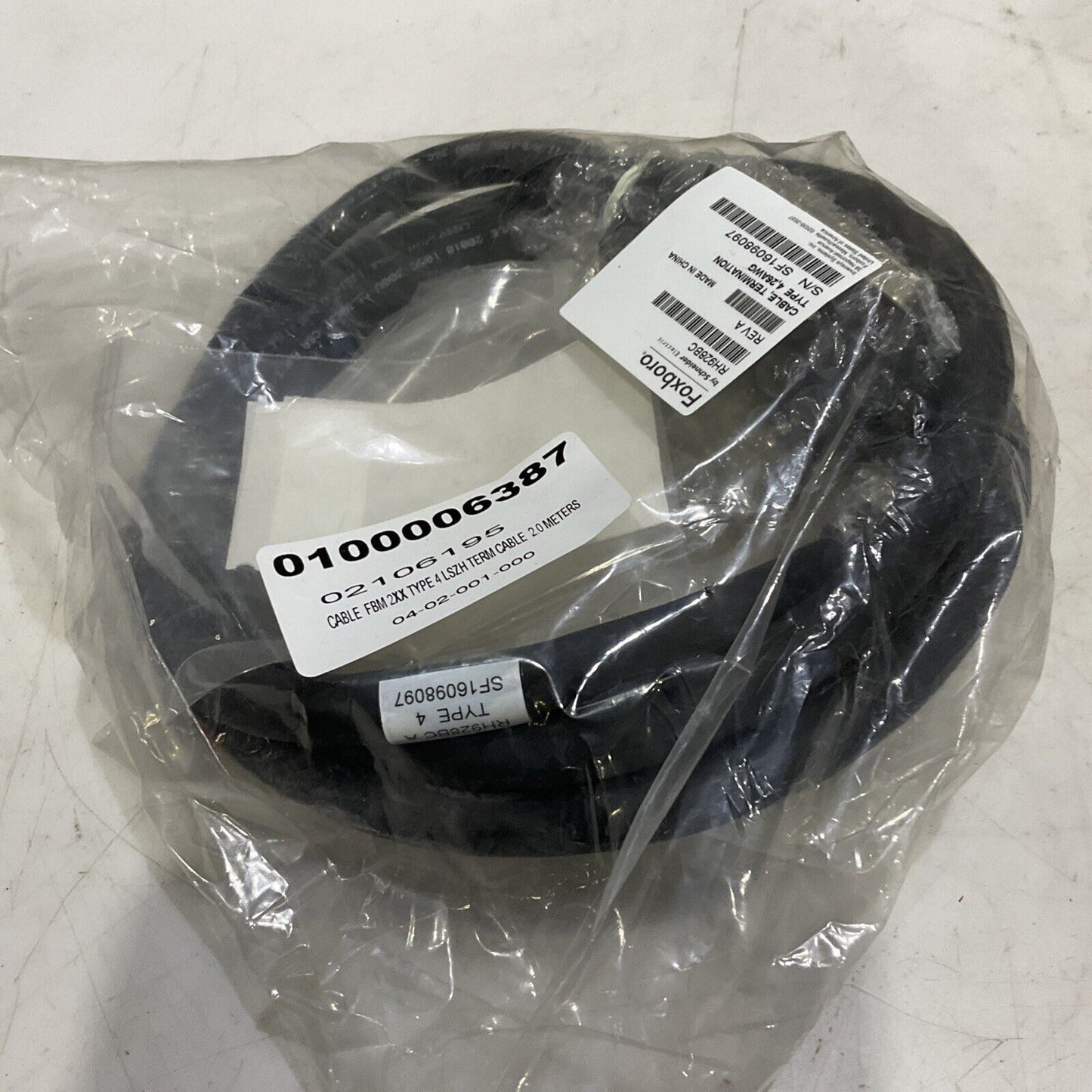 FOXBORO RH928BC TERMINATION CABLE TYPE 4 26 AWG 373