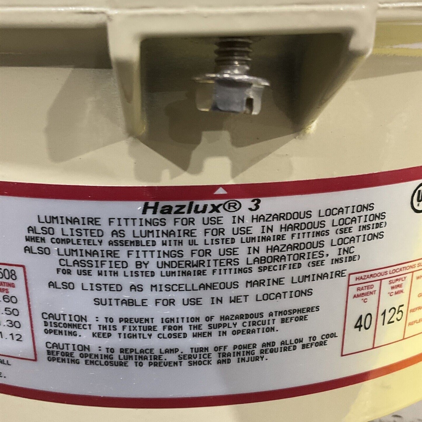 HAZLUX DH025C04 3 LIGHTING ASSEMBLY W/ BALLAST HOUSING 250W 60HZ 277V 373