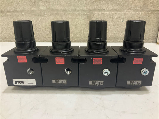 PARKER WATTS R75-02A REGULATOR 20 BAR 300 PSI 125F LOT OF 4 U3S