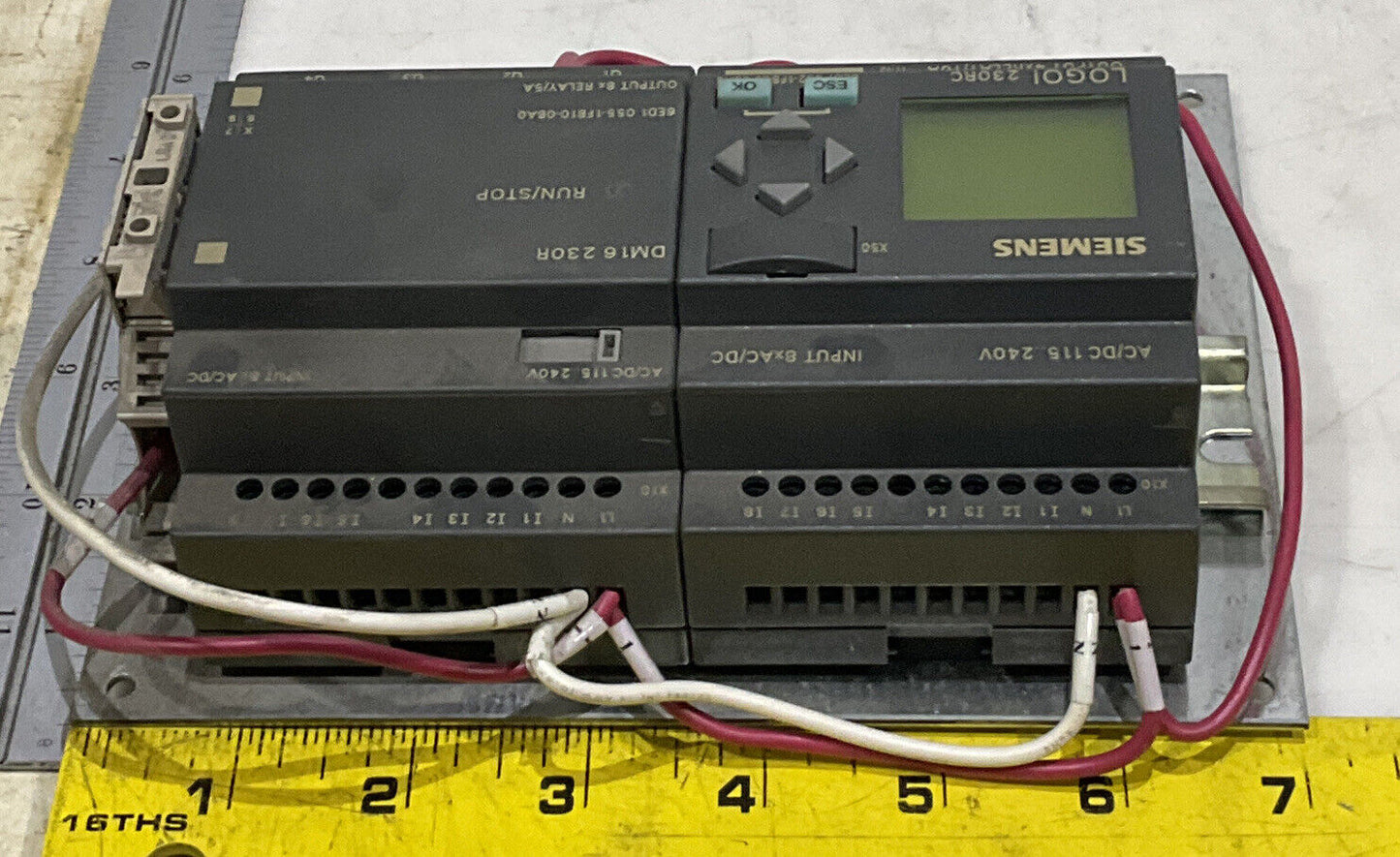 SIEMENS MIKROPULSE 100 TIMER SYSTEM PULSE CONTROLLER LOGO 230RC 6ED1 055-1FB U3S